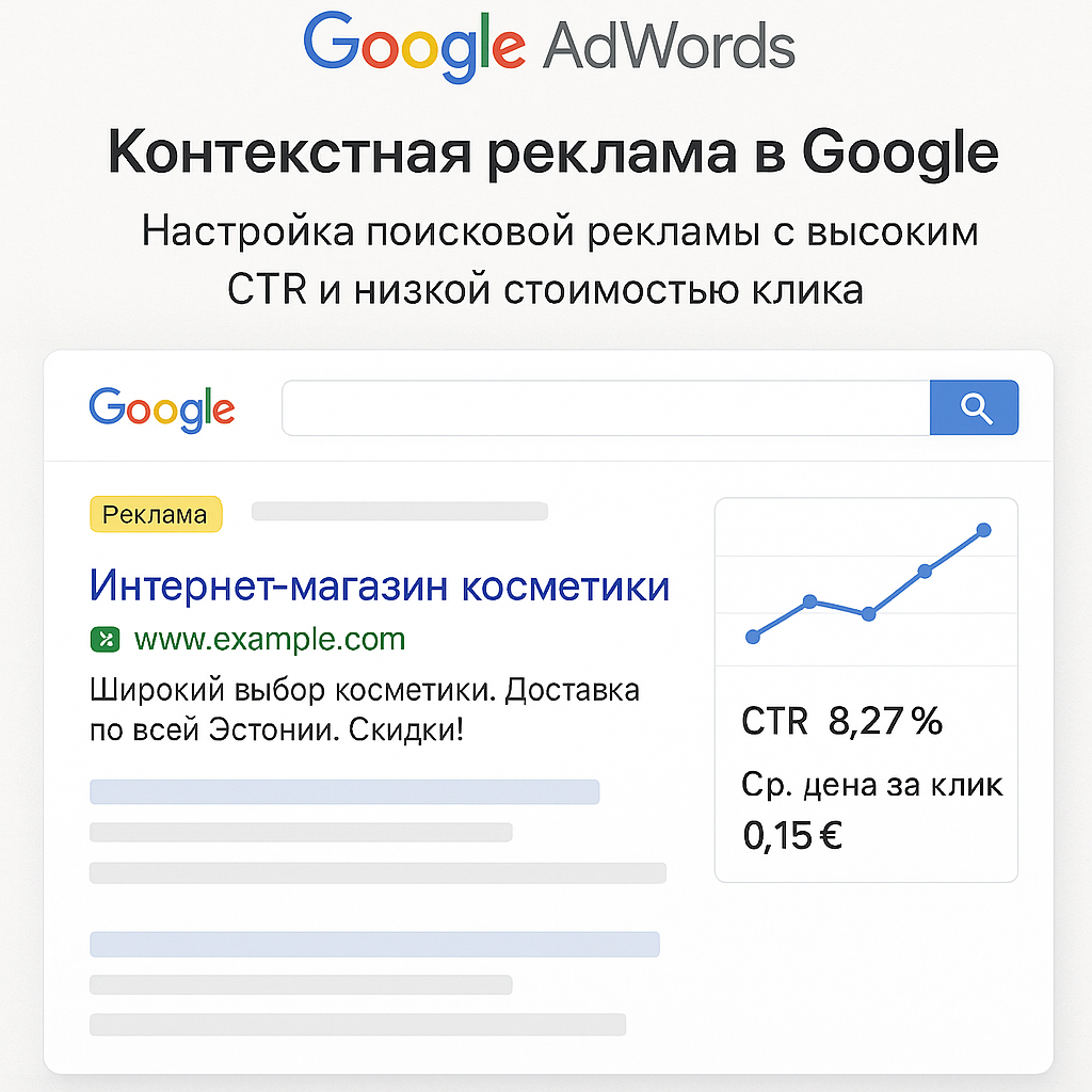 Контекстная реклама Google в Эстонии